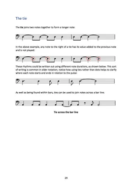 The page introducing ties