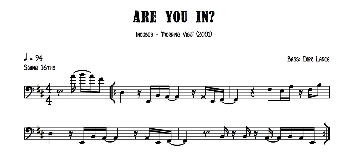 Incubus - Are You In?