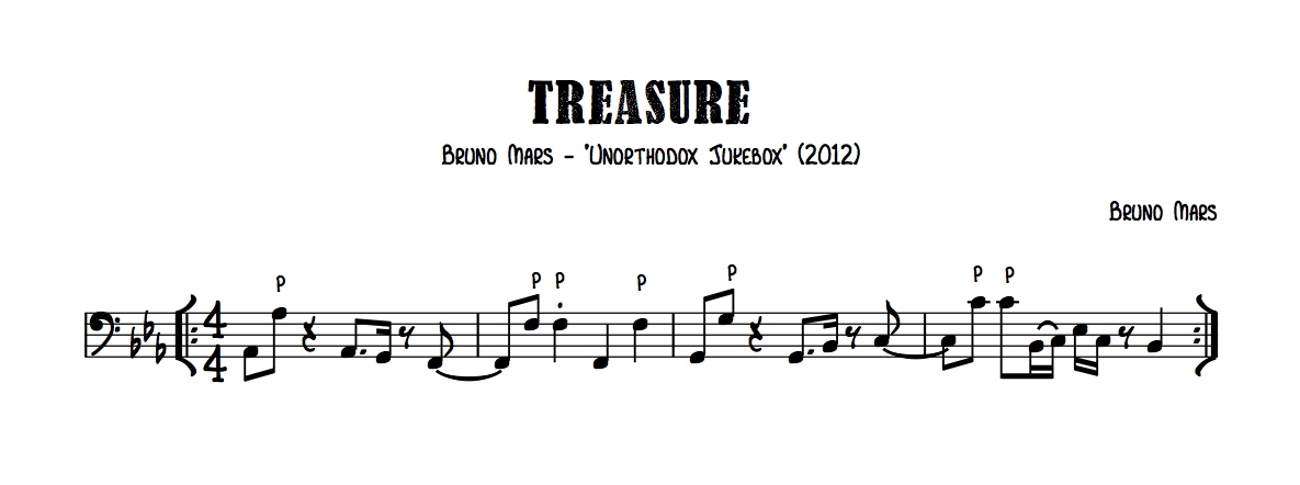Bruno Mars - Treasure copy
