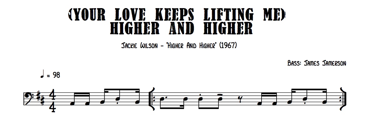 Your Love Keeps Lifting Me] Higher & Higher 