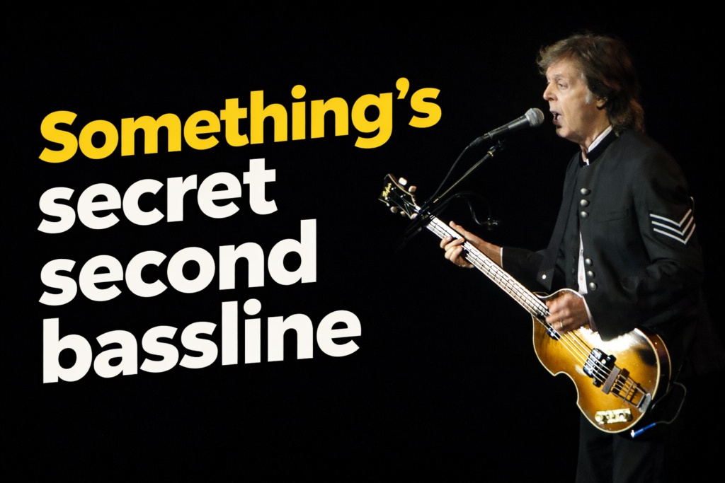 Something by the Beatles second bassline